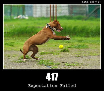 417 Expectation Failed & Dogs