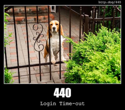 440 Login Time-out & Dogs